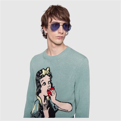 Shop the Snow White sweater from Gucci SS18 menswear 